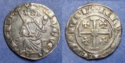 World Coins - Crusader Cyprus, Hugh IV 1324-1359, Silver Gros