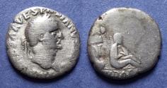 Ancient Coins - Roman Empire, Vespasian 69-79, Silver Denarius