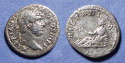 Ancient Coins - Roman Empire, Hadrian 117-138, Silver Denarius