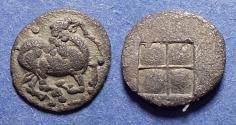 Ancient Coins - Thraco-Macedonian, Mygdones or Krestones 485-478 BC, Silver Diobol