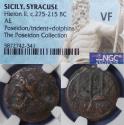 Ancient Coins - Sicily, Syracuse, Hieron II 275-215 BC, Bronze Litra