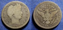 Us Coins - United States,  1896-O, Silver Barber Quarter, G