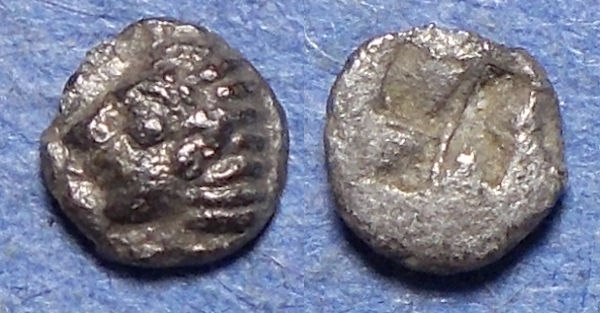 Ionia, Kolophon Circa 500 BC, Silver Hemitetartemorion | Greek Coins