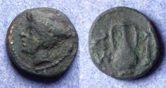 Ancient Coins - Thrace, Sestos Circa 300 BC, Bronze AE10