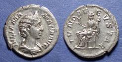 Ancient Coins - Roman Empire, Julia Mamaea 222-235, Silver Denarius