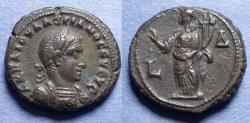 Ancient Coins - Roman Egypt, Valerian 253-260, Billon Tetradrachm