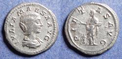Ancient Coins - Roman Empire, Julia Maesa 218-223, Silver Denarius