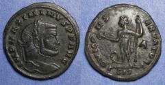 Ancient Coins - Roman Empire, Maximinus II (as Augustus) 309-313, Bronze Follis