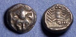 Ancient Coins - Caria, Mylasa 450-400 BC, Silver Obol