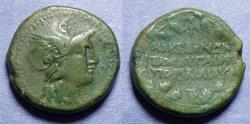 Ancient Coins - Macedonia, Roman rule: Q Publilius - Quaestor 148-146 BC, Bronze AE24