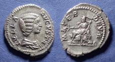 Ancient Coins - Roman Empire, Julia Domna 193-217, Silver Denarius