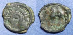 Ancient Coins - Celtic Gaul, Senones 1st Century BC, Potin Unit