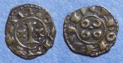 World Coins - France, Melqueil, Raimond 1129-1159, Silver Obole