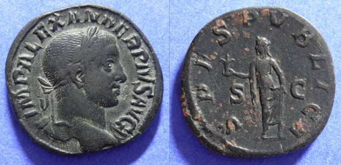 Ancient Coins - Severus Alexander 222-235AD - Sestertius