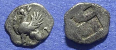 Ancient Coins - Abdera, Thrace 450-425 BC, Obol
