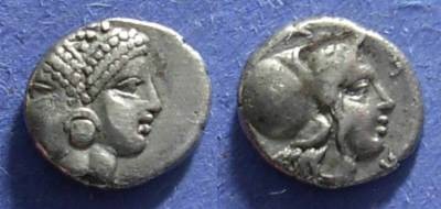 Ancient Coins - Lampsacus, Mysia Circa 350 BC, Diobol