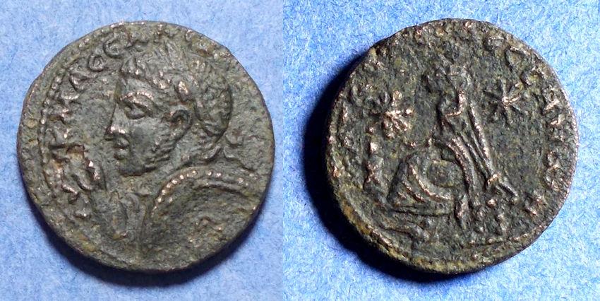 Mesopotamia, Edessa, Elagabalus 218-222, Bronze AE24 | Roman Provincial ...