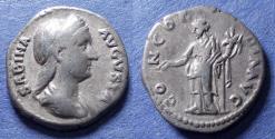 Ancient Coins - Roman Empire, Sabina 117-137, Silver Denarius