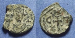 Ancient Coins - Byzantine Empire, Constans II 641-668, Half Follis