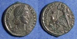Ancient Coins - Roman Empire, Constantius II 337-361, Silvered Bronze Centenianalis