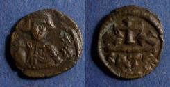 Ancient Coins - Byzantine Empire, Constans II 641-668, Half Follis
