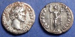 Ancient Coins - Roman Empire, Antoninus Pius 138-161, Silver Denarius