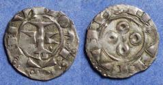World Coins - France, Melgueil, Uncertain count or bishop. Circa 1200, Silver Denier