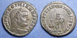 Ancient Coins - Roman Empire, Maximianus 286-305, Silvered Bronze Follis