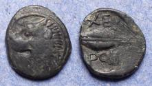 Ancient Coins - Thrace, Chersonessos 386-309 BC, Bronze AE11