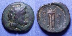 Ancient Coins - Crete, Axos Circa 100 BC, Bronze AE19