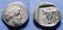 Ancient Coins - Troas, Lamponia Circa 350 BC, Silver Hemidrachm