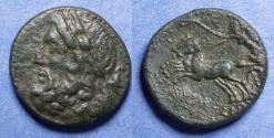 Ancient Coins - Sicily, Syracuse - Roman rule 212-150 BC, Bronze AE20