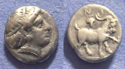Ancient Coins - Antandros Troas  Diobol Circa 400BC - Rare