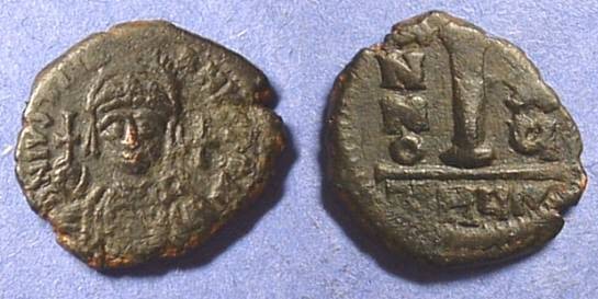 Ancient Coins - Justinian 527-565 - Decanummium of Antioch