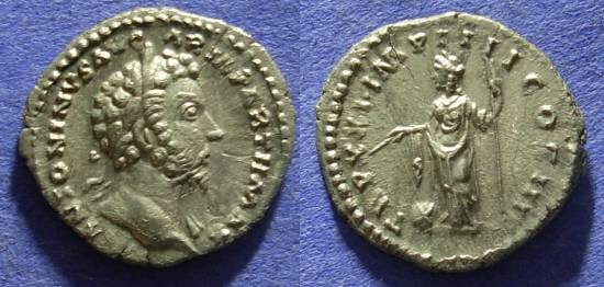 Ancient Coins - Marcus Aurelius 161-180AD Denarius