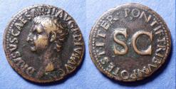 Ancient Coins - Roman Empire, Drusus - Caesar 19-23, Bronze Aes