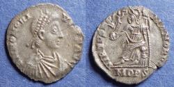 Ancient Coins - Roman Empire, Honorius 393-423, Silver Siliqua