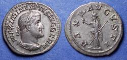 Ancient Coins - Roman Empire, Maximinus 235-8, Silver Denarius