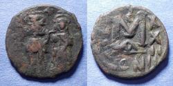 Ancient Coins - Byzantine Empire, Heraclius 610-641, Bronze Follis