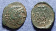 Ancient Coins - Kings of Thrace, Lysimachos 305-281 BC, Bronze AE13