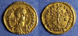 World Coins - Ostrogoths, Theodoric 493-526, Gold Tremissis