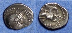 Ancient Coins - Celtic Gaul, Allobroges 75-52 BC, Silver Unit