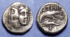 Ancient Coins - Moesia, Istros 340-313 BC, Silver Drachm