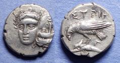 Ancient Coins - Moesia, Istros 340-313 BC, Silver Drachm