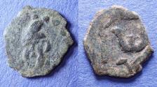 World Coins - Chach,  725-750, Bronze AE14