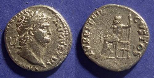 Ancient Coins - Roman Empire, Nero 54-68 AD, Denarius