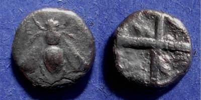 Ancient Coins - Ephesos, Ionia Circa 480 BC, Hemidrachm