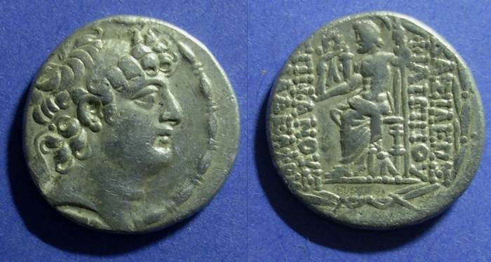 Ancient Coins - Seleucid Kingdom, Philip 95-75 BC, Tetradrachm