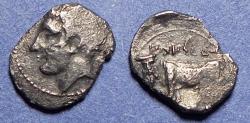 Ancient Coins - Sicily, Panormos ( as Ziz) 405-380 BC, Silver Litra