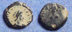 Ancient Coins - Roman Empire, Theodosius II 402-450, Bronze AE4